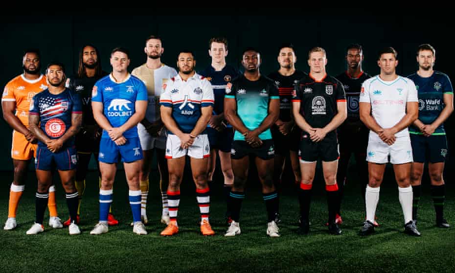 Players from the 13 MLR teams line up for season five.