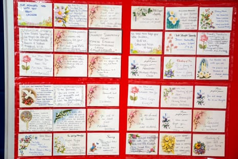 Messages and tributes that form part of a community heritage project âPreserving Dunblaneâs Legacy of Kindnessâ on display at the Dunblane Centre.