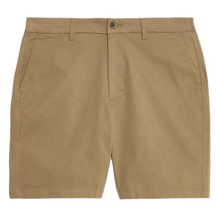 Marks & Spencer Regular Fit Stretch Chino Shorts in toffee colour.