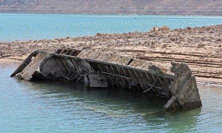 Receded Reservoir Uncovers Ghost Town in Utah During Drought