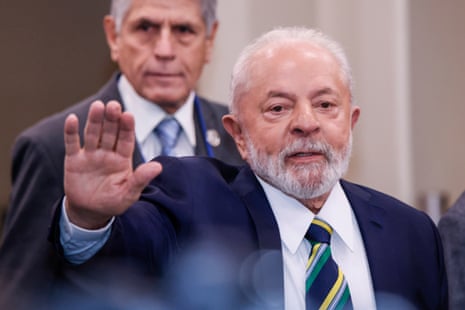 President Luiz Inacio Lula da Silva of Brazil arrives to attend the 78th session of the United Nations General Assembly (UNGA) at U.N. headquarters on September 19, 2023 in New York City.