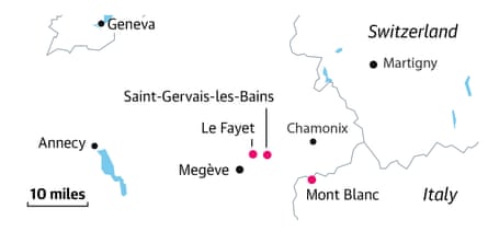 Mont Blanc map