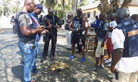 Scenes following a gun attack on an Ivory Coast beach resort.