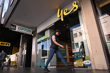 An Optus store