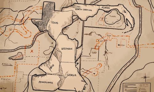 As Biden Won The Presidency Republicans Cemented Their Grip On Power For The Next Decade Us Politics The Guardian Connecticut Electoral Map By Party 2022