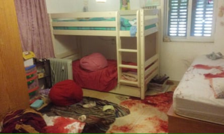 The Israeli military released a photograph showing Hallel Yaffa Ariel’s blood-stained bedroom.