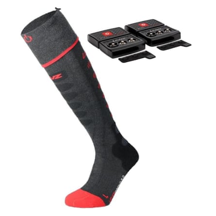 Lenz rechargeable electric heated socks