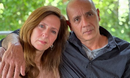 Ricarda and Nissim Louk, the parents of Shani Louk, who was killed at the Nova festival.