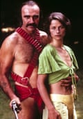 Connery with Charlotte Rampling in Zardoz