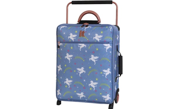 IT Luggage Unicorn unicorn and stars print case