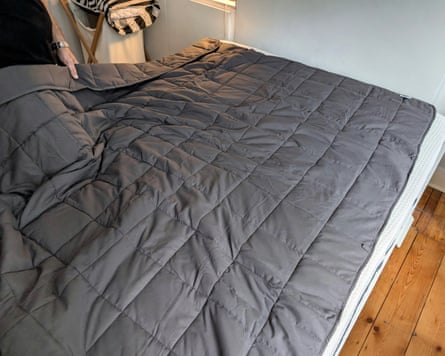 Silentnight Wellbeing weighted blanket.