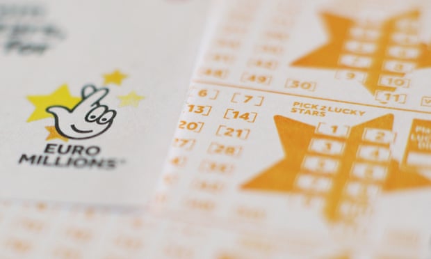 EuroMillions lottery ticket