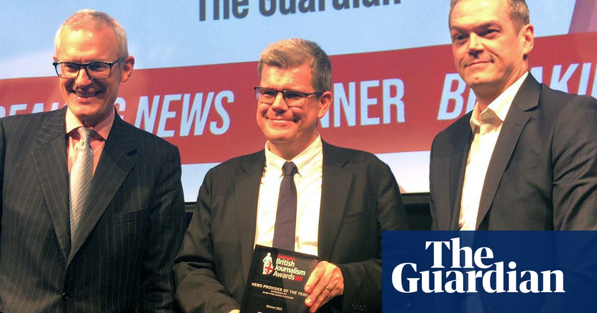 The Guardian nominato fornitore di notizie dell'anno e vince altri quattro premi