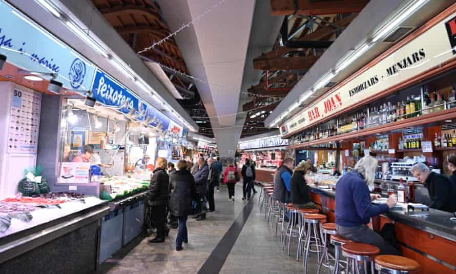 Santa Caterina Market food market in Barcelona