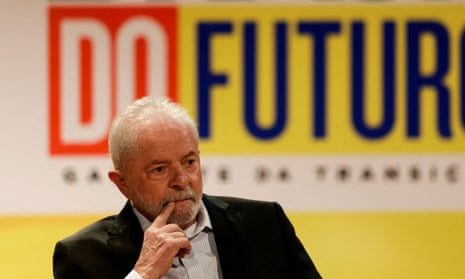 Luiz Inácio Lula da Silva in Brasília, Brazil, on 10 November.