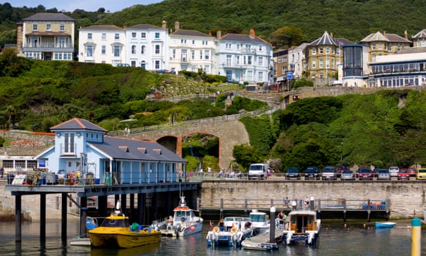 The harbour at Ventnor on the Isle of Wight.