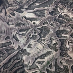 Nature category winner: Dryland Farming, Study 7 by Yi Sun. Yi Sun is an aerial landscape and travel photographer based in the UK. His photographs are created by flying in light aircraft or helicopter and shooting straight down at the landscape while the aircraft doors are open. One long-term project is to document the impact of human influence on the environment. Like the rest of Spain, Aragon has been suffering severe droughts for decades. This image of farming fields was taken at more than 3000ft from a two-seat plane