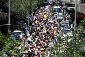 Women's solidarity march in Sydney