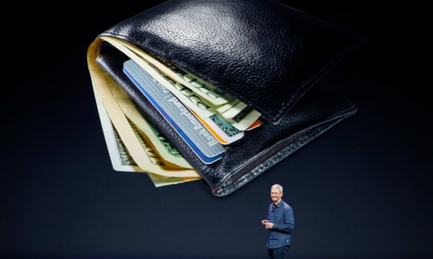 Tim Cook explains the Apple Pay contactless payment system.