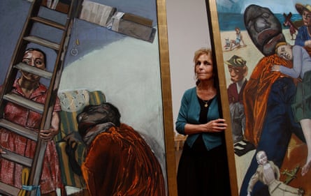 Personal traumas … Rego in her London studio in 2004.