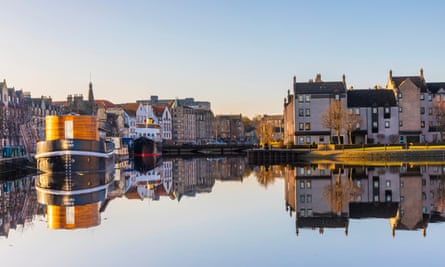 Leith’s atmospheric harbour.