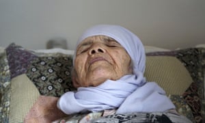 Bibihal Uzbeki seen in bed in Hova, Sweden
