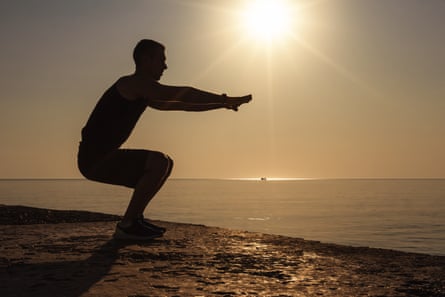 ‘For the more active and stable among us, Fearon also recommends squats.’