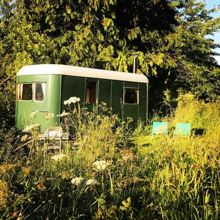 Caravan at Mad Dogs & Vintage Vans Glamping, Herefordshire, UK