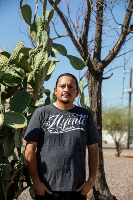 Carlos Garcia, a Phoenix city councilmember, in south Phoenix, Arizona, 14 October 2020.
