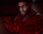 In Silent Hill: Townfall, a bearded man in glasses reads a glowing red device in darkness