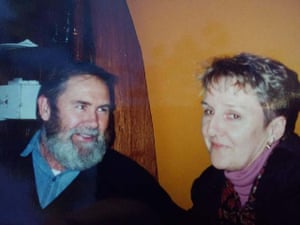 Paddy Garritty with his partner Mary Price, who he met in 1985.