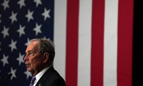 Michael Bloomberg attends a campaign event in Houston, Texas, on Thursday.