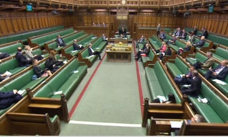 Commons chamber as MPs debate universal credit.
