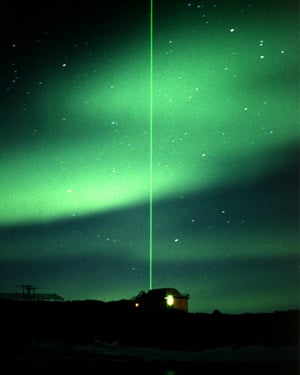 A Lidar instrument in operation at Davis station in Antarctica.