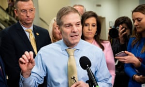The US representative Jim Jordan is among the Trump allies headed to Iowa.