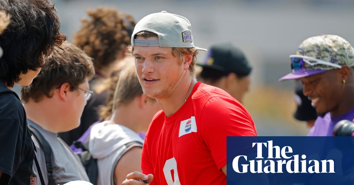 Photo: theguardian.com Giants Trade for Vikings QB J.J. McCarthy Following Jaxson Dart Injury