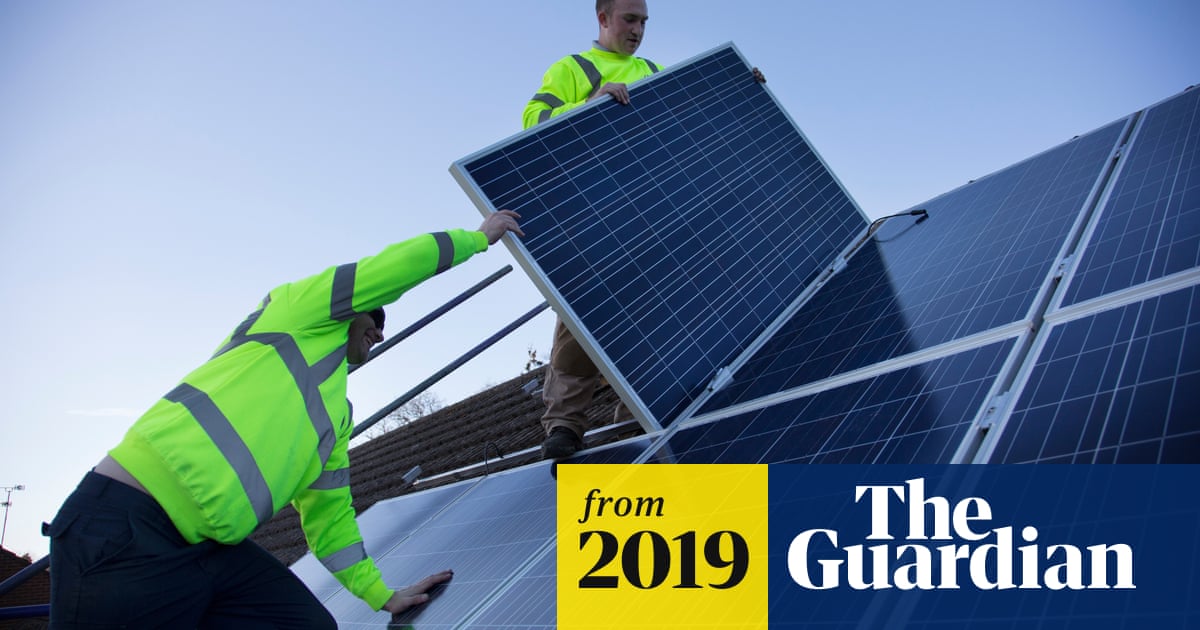 Renewable Energy Jobs In Uk Plunge By A Third Renewable Energy The Guardian