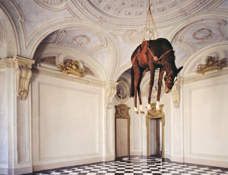 Novecento (1997), showing in the Castello di Rivoli in Torino.