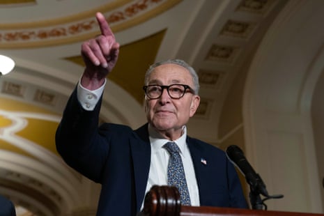 Senate minority leader Chuck Schumer