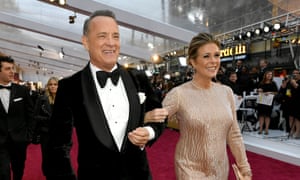 Wilson and Hanks at the Oscars in February.