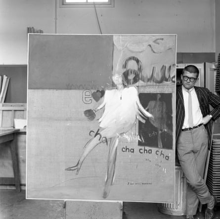 David Hockey with Cha Cha Cha, around 1960-61.