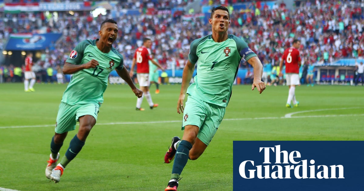 Cristiano Ronaldo Sends Portugal Through To Last 16 After Hungary Thriller Euro 16 The Guardian Cristiano Ronaldo Sends Portugal Through To Last 16 After Hungary Thriller Euro 16 The Guardian
