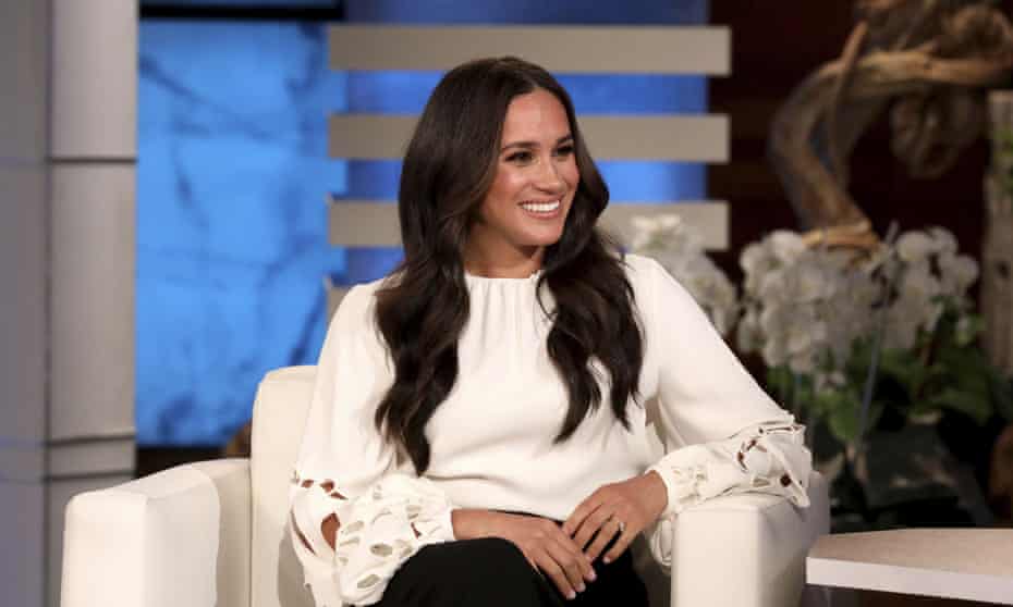 Meghan uses Ellen DeGeneres interview to call for paid family leave in US | Meghan, the Duchess of Sussex | The Guardian