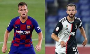 Barcelona’s Arthur and Miralem Pjanic of Juventus are set to swap clubs