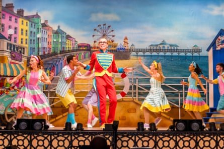 Joe Tracini (centre) in Cinderella.