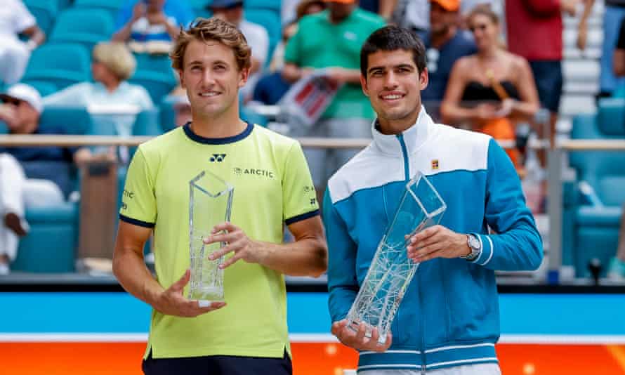 Carlos Alcaraz defeated Norway’s Casper Ruud.