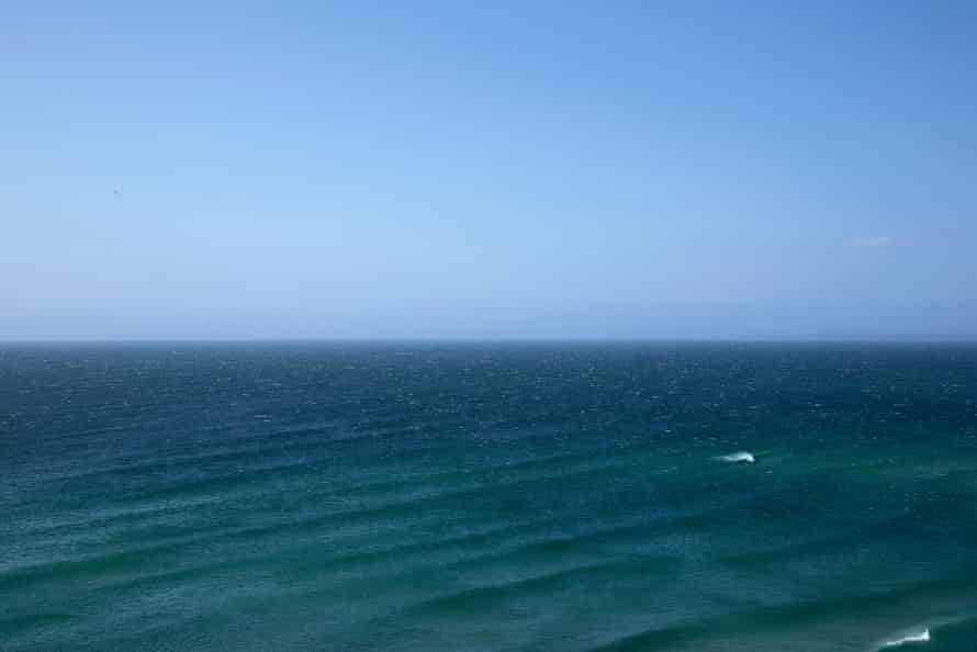 White horses carried on the on-shore wind, Dollar Cove, on the Lizard