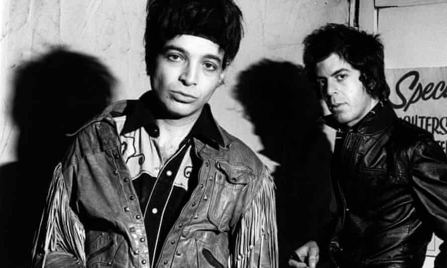 Alan Vega, left, with Martin Rev of Suicide in the early 1980s.