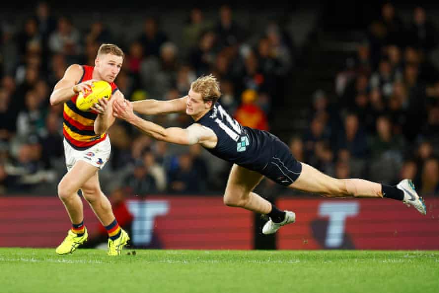 Rory Laird and the Crows face bottom club West Coast this weekend.