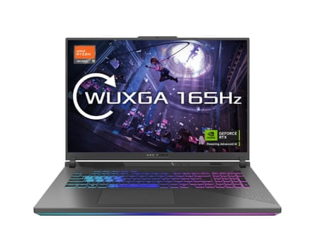 ASUS ROG Strix G16 16” Gaming laptop NVIDIA® GeForce RTX™ 5070 Ti, AMD Ryzen™ 9, 1TB SSD Eclipse Grey